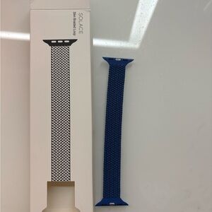 Solace Navy Braided Loop Watch Band